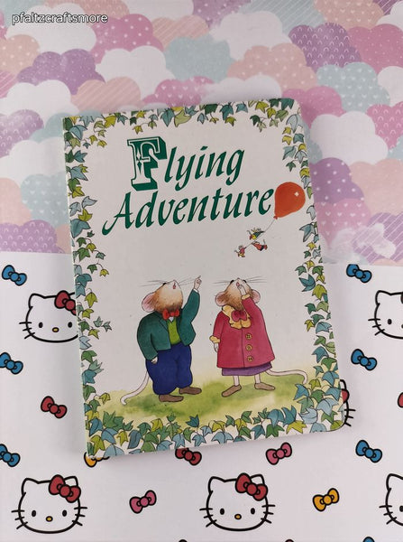 Vintage 1996 Flying Adventure Zigzag Publishing Board Book Hardcover, Like New