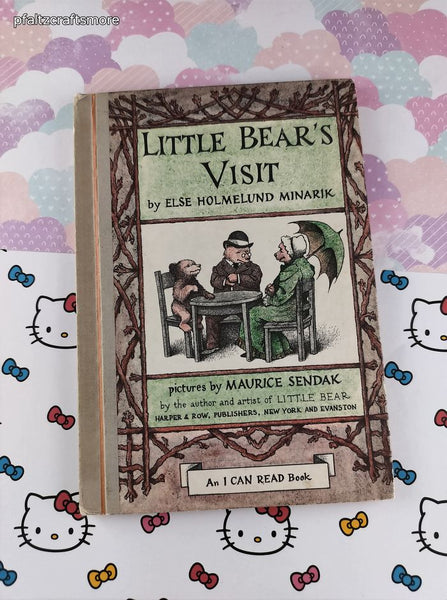 Vintage 1961 Little Bear's Visit I Can Read Book Hardcover