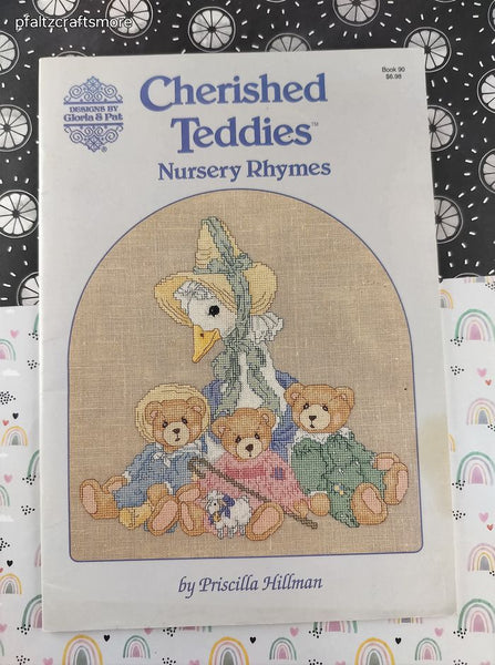 Vintage 1994 Designs by Gloria & Pat Cherished Teddies Nursery Rhymes Softcover Booklet
