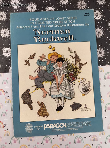 Vintage Designs by Gloria & Pat Norman Rockwell #5079 Softcover Booklet