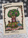 Vintage 1983 The Berenstain Bears Country Counted Cross Stitch Softcover Booklet