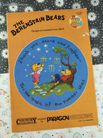 Vintage 1983 The Berenstain Bears Country Counted Cross Stitch Softcover Booklet