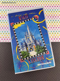 Vintage Walt Disney World Clamshell VHS Tapes Box Set/2, Great Shape