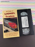 Vintage The Magic of Lionel Trains Tom McComas VHS Tape