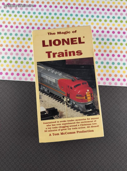 Vintage The Magic of Lionel Trains Tom McComas VHS Tape