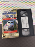 Vintage The Great Trans-American Train Ride From Sea to Shining Sea VHS Tape