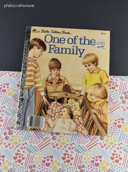 Vintage 1983 Little Golden Book: One of the Family Hardcover