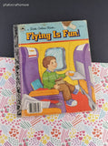 Vintage 1986 Little Golden Book: Flying is Fun! Hardcover