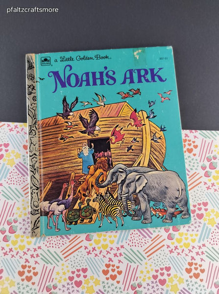 Vintage 1969 Little Golden Book: Noah's Ark Hardcover