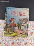 Vintage 1992 Little Golden Book: The Country Mouse and the City Mouse Hardcover, Like New