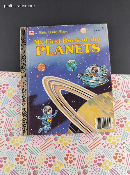 Vintage 1985 Little Golden Book: My First Book of the Planets Hardcover