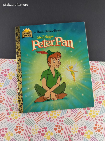 Vintage 1997 Little Golden Book: Walt Disney's Peter Pan Hardcover, Like New