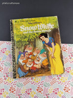 Vintage 1993 Little Golden Book: Walt Disney's Snow White and the Seven Dwarfs Hardcover