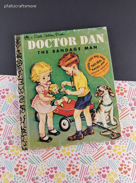 Vintage 1993 Little Golden Book: Doctor Dan the Bandage Man Hardcover