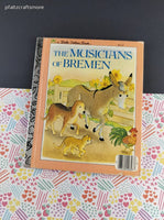 Vintage 1983 Little Golden Book: The Musicians of Bremen Hardcover