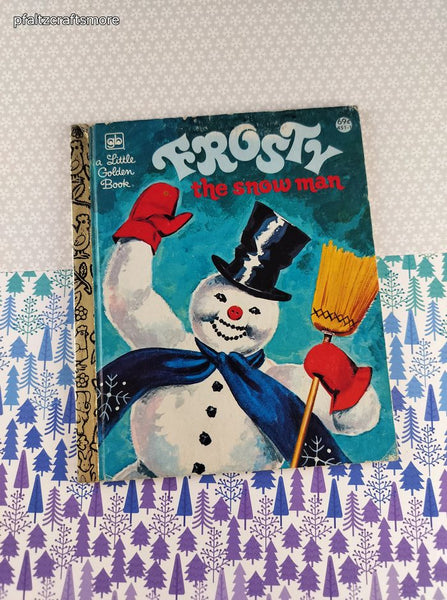 Vintage 1979 Little Golden Book: Frosty the Snow Man Hardcover
