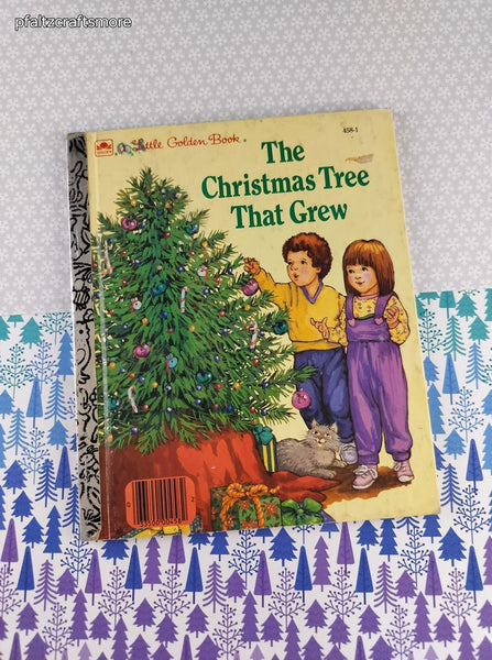 Vintage 1989 1st Printing Little Golden Book: The Christmas Tree That Grew Hardcover