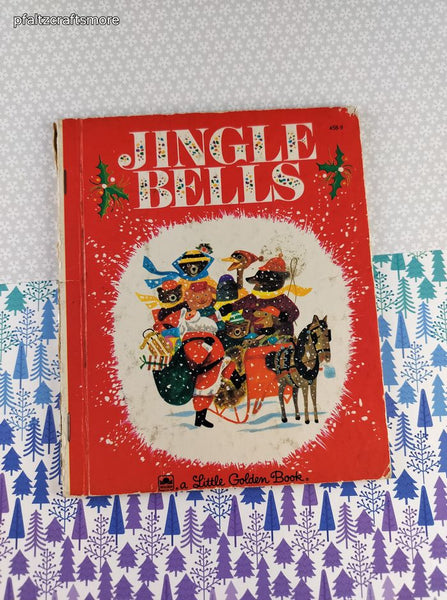 Vintage 1964 Little Golden Book: Jingle Bells Hardcover