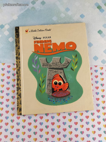 Vintage 2003 Little Golden Book: Walt Disney's Pixar Finding Nemo Hardcover, Like New