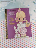 Vintage 2000 Little Golden Book: Precious Moments, The Wonder of Easter Hardcover, Like New