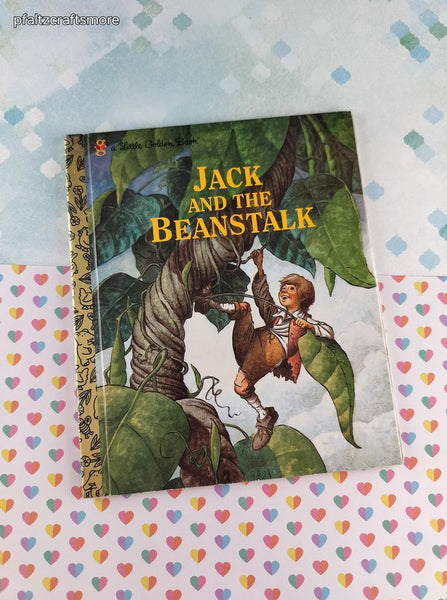 Vintage 1992 Little Golden Book: Jack and the Beanstalk Hardcover, Like New