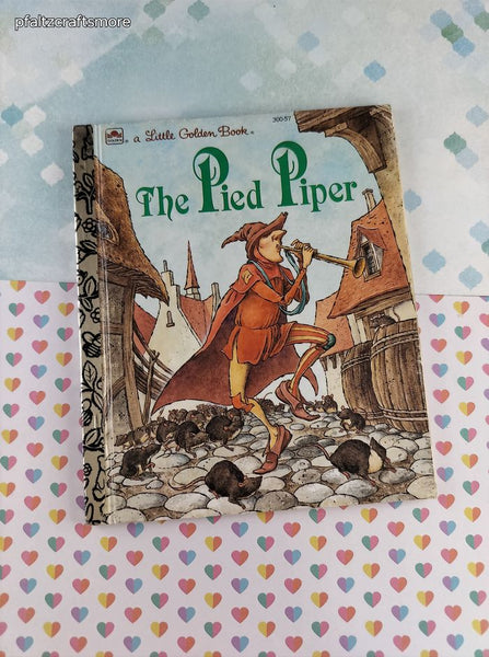 Vintage 1992 Little Golden Book: The Pied Piper Hardcover