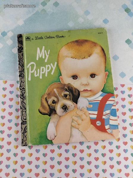 Vintage 1992 Little Golden Book: My Puppy Hardcover