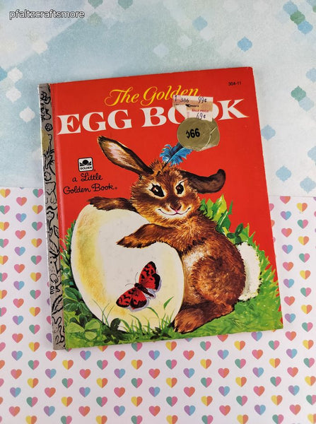 Vintage 1962 Little Golden Book: The Golden Egg Book Hardcover