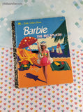 Vintage 1993 Little Golden Book: Barbie, The Big Splash Hardcover
