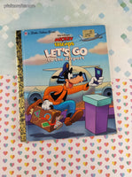 Vintage 1997 1st Edition Little Golden Book: Walt Disney's Mickey and Friends Let's Go to the Airport Hardcover