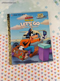 Vintage 1997 1st Edition Little Golden Book: Walt Disney's Mickey and Friends Let's Go to the Airport Hardcover