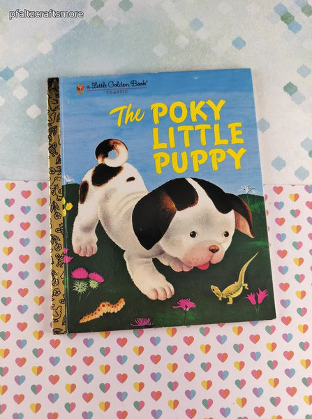 Vintage 2002 Little Golden Book: The Poky Little Puppy Hardcover