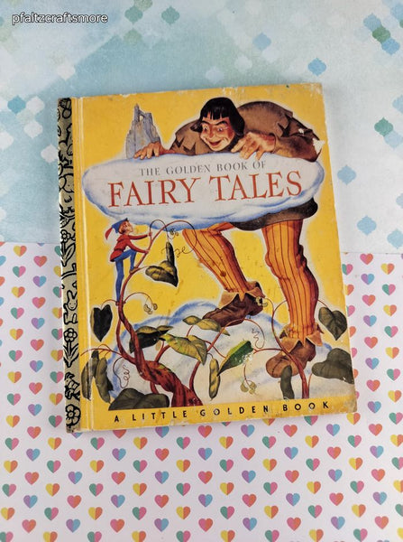 Vintage 1992 Little Golden Book: The Golden Book of Fairy Tales Hardcover