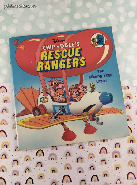 Vintage 1989 Disney's Chip 'n' Dale's Rescue Rangers Golden Look-Look Softcover