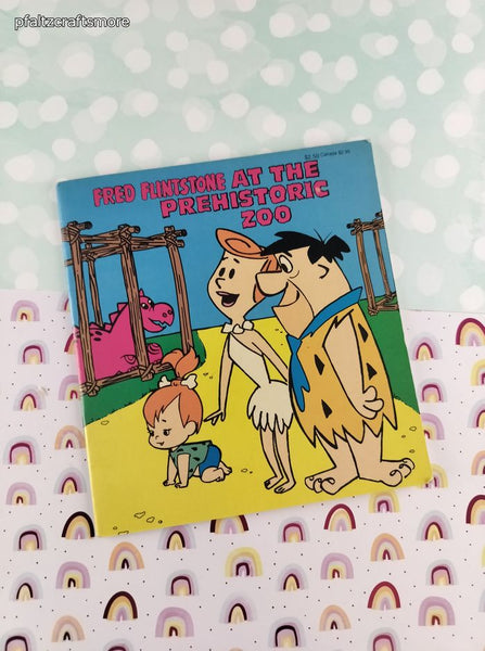 Vintage 1986 Fred Flintstone at the Prehistoric Zoo Softcover