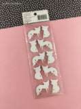 Recollections Cute Lil' Foxes 3-D Sticker Sheet New/Sealed