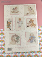 Vintage 1991 Designs by Gloria & Pat Priscilla's Babyland Counted Cross Stitch Softcover Booklet