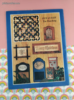 Vintage 1983 The Creative Way Tin Punch Softcover Booklet