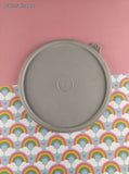 Vintage Tupperware Grey Round Seal 227 "C" Tab 6.5" Replacement Lid
