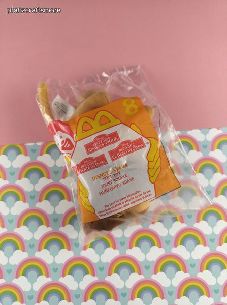 Vintage 1998 Walt Disney's Lion King II Simba's Pride Happy Meal Soft McDonalds Toy SEALED