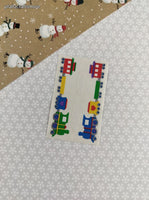 Vintage 1993 Mrs. Grossman's Christmas Toy Train Half Sticker Sheet, Unused
