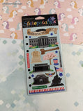 Vintage Stickopotamus "Washington DC" Binder Sticker Sheet, New & Sealed