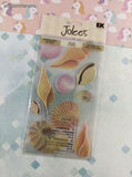 Jolee's EK Success Seashells SPARKLE Vellum 3-Dimensional Sticker Pack, New/Sealed
