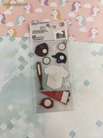 Sandylion Essentials Baseball Team Sports 3-Dimensional Sticker Pack, New/Sealed