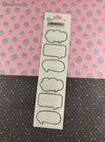 Vintage Frances Meyer FMI Speech Bubbles Stickers, 4 Sheets New & Sealed