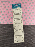 Vintage Frances Meyer FMI Speech Bubbles Stickers, 4 Sheets New & Sealed