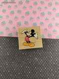 Vintage All Night Media Walt Disney's Mickey Mouse #540-F02 Wooden Block/Rubber Stamp