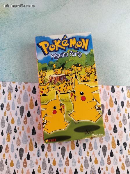 Vintage 1998 Viz Video Pokemon "Pikachu Party" VHS Tape