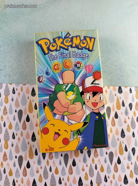 Vintage 1998 Viz Video Pokemon "The Final Badge" VHS Tape