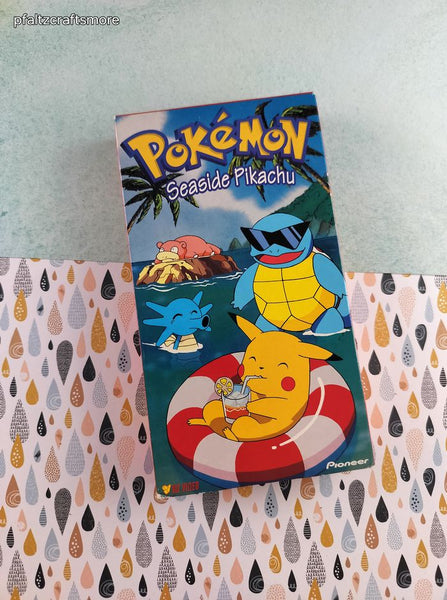 Vintage 1998 Viz Video Pokemon "Seaside Pikachu" VHS Tape